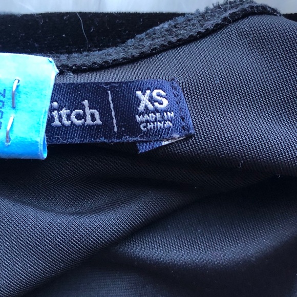 Abercrombie & Fitch Velvet Tie Front Jumpsuit - Picture 5 of 7